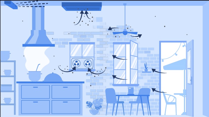 Le CDC recommande une ventilation améliorée des bâtiments pour I